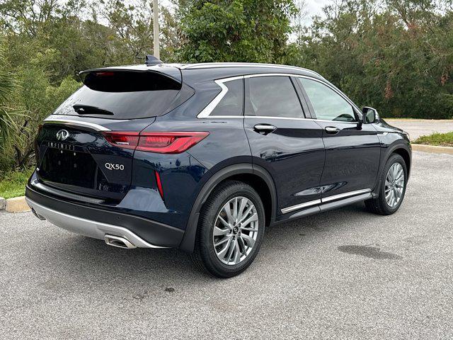 new 2025 INFINITI QX50 car, priced at $50,255