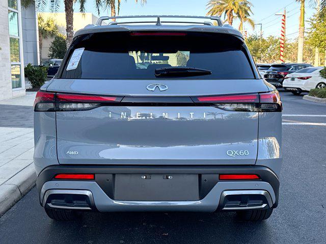 new 2025 INFINITI QX60 car, priced at $63,910