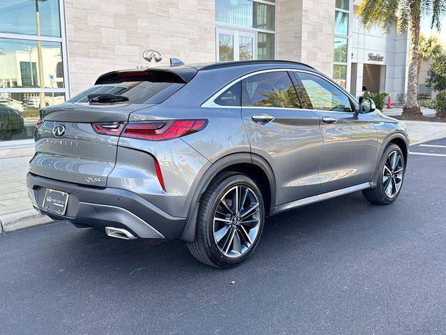 new 2025 INFINITI QX55 car, priced at $52,750