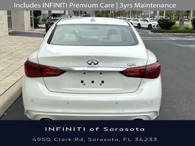 new 2024 INFINITI Q50 car, priced at $45,585