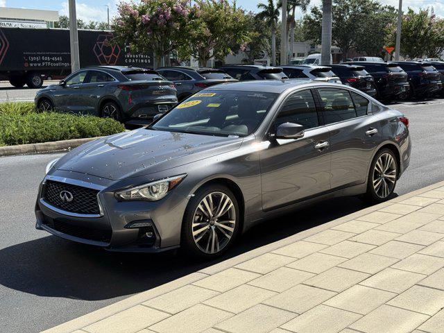 used 2022 INFINITI Q50 car, priced at $31,998