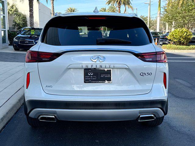 used 2025 INFINITI QX50 car, priced at $44,498