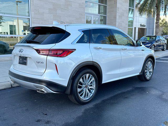 used 2025 INFINITI QX50 car, priced at $44,498