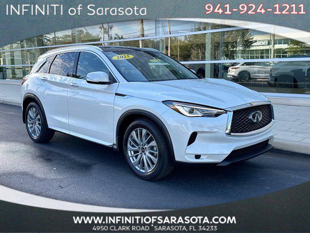 used 2025 INFINITI QX50 car, priced at $44,498