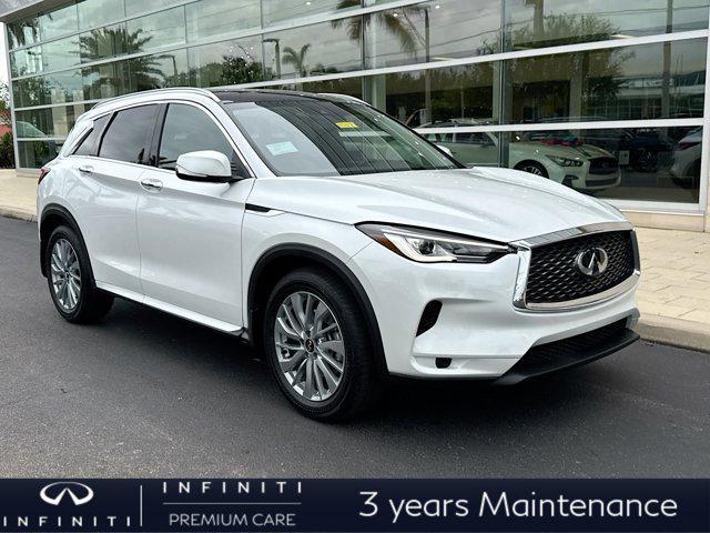 new 2025 INFINITI QX50 car, priced at $50,535