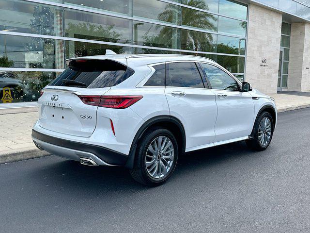 new 2025 INFINITI QX50 car, priced at $49,270