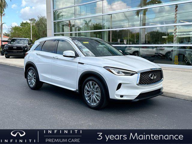 new 2025 INFINITI QX50 car, priced at $49,270