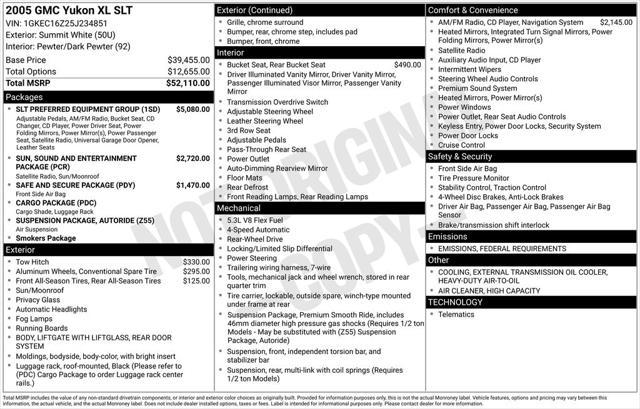 used 2005 GMC Yukon XL car, priced at $7,995