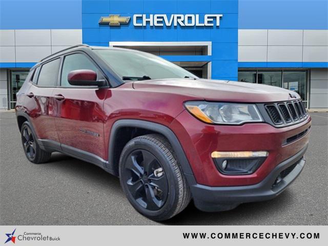 used 2021 Jeep Compass car, priced at $16,265