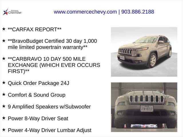 used 2017 Jeep Cherokee car, priced at $12,176