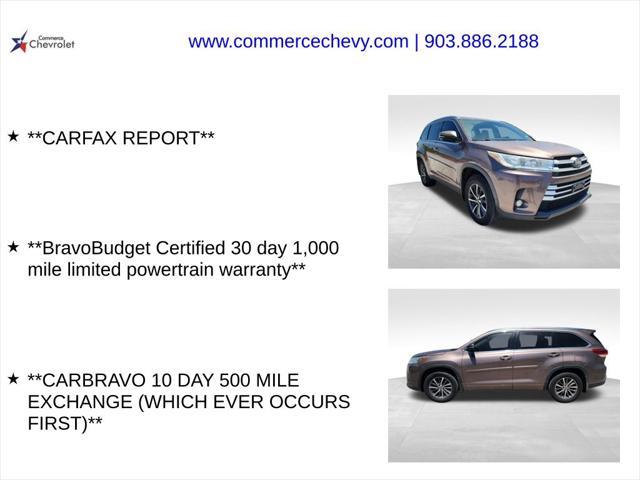 used 2017 Toyota Highlander car, priced at $19,423