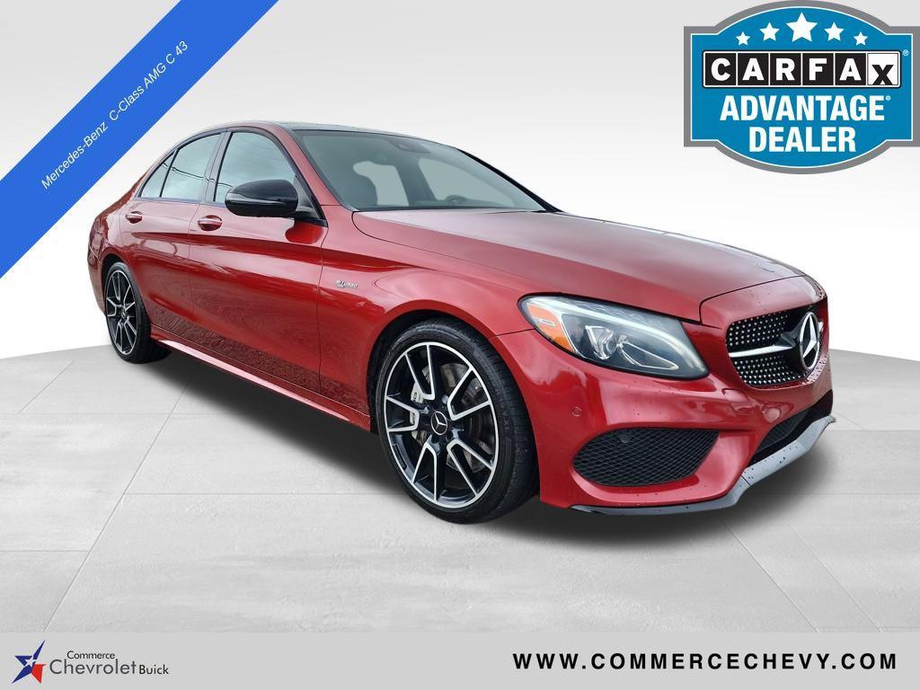 used 2017 Mercedes-Benz AMG C 43 car, priced at $24,649