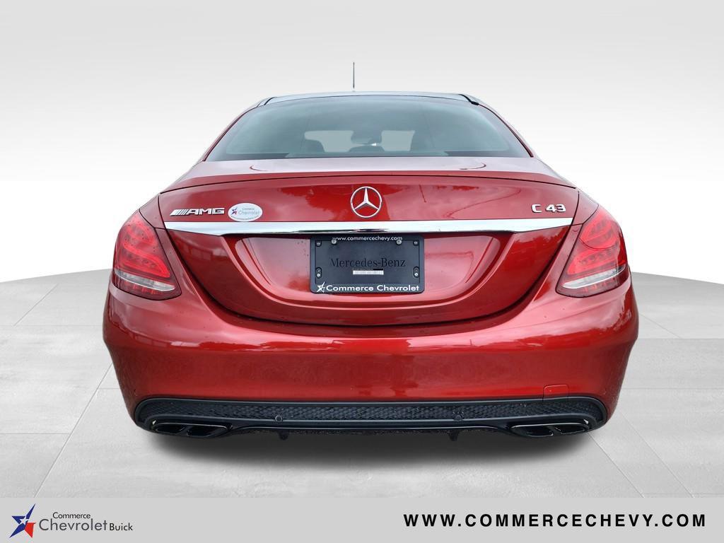 used 2017 Mercedes-Benz AMG C 43 car, priced at $24,649