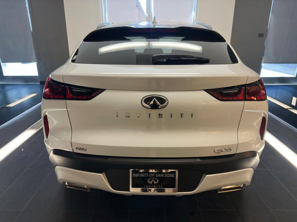 new 2025 INFINITI QX55 car, priced at $53,075