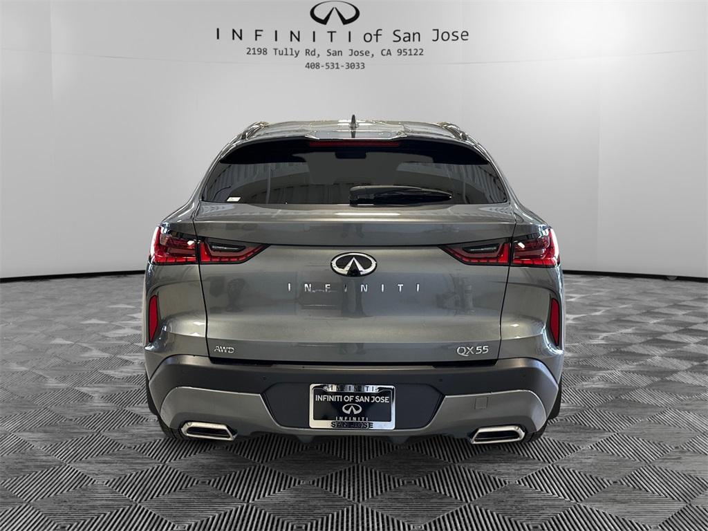 new 2025 INFINITI QX55 car, priced at $52,085