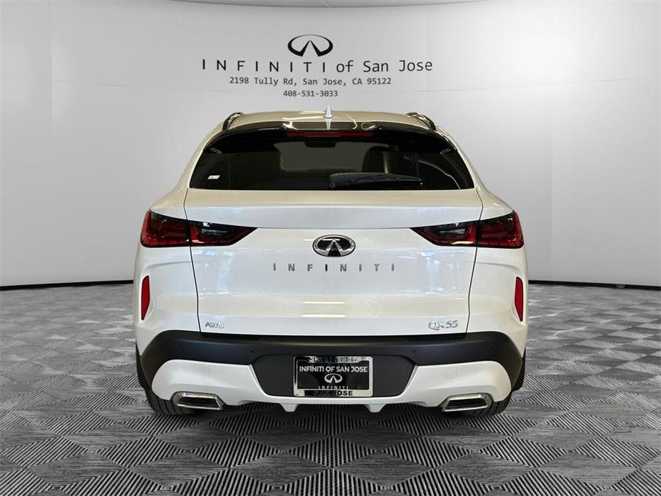 new 2025 INFINITI QX55 car, priced at $53,685