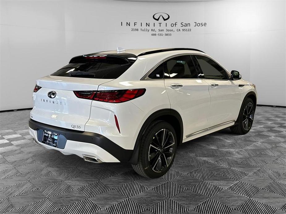 new 2025 INFINITI QX55 car, priced at $53,685