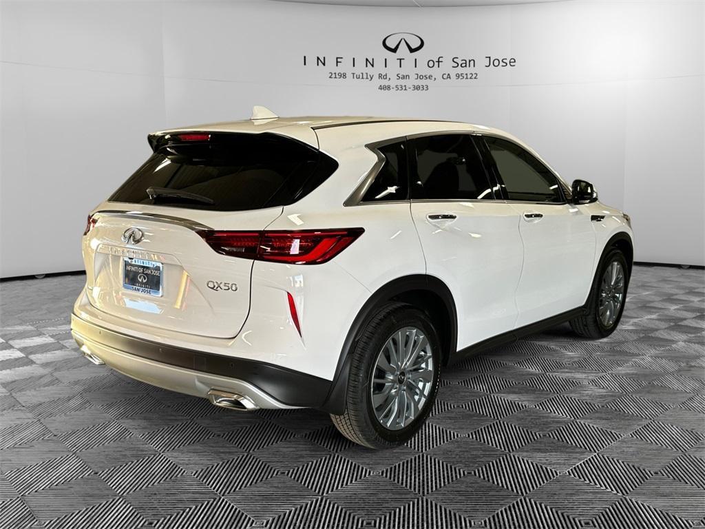 new 2025 INFINITI QX50 car, priced at $44,585