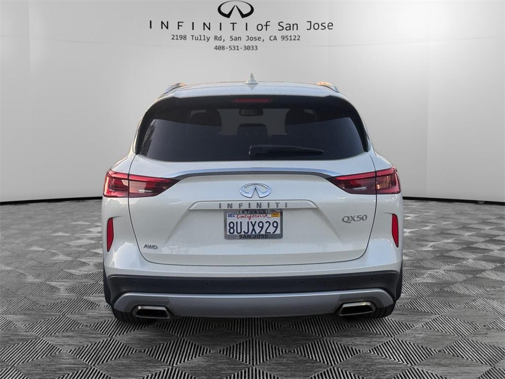 used 2021 INFINITI QX50 car, priced at $27,495