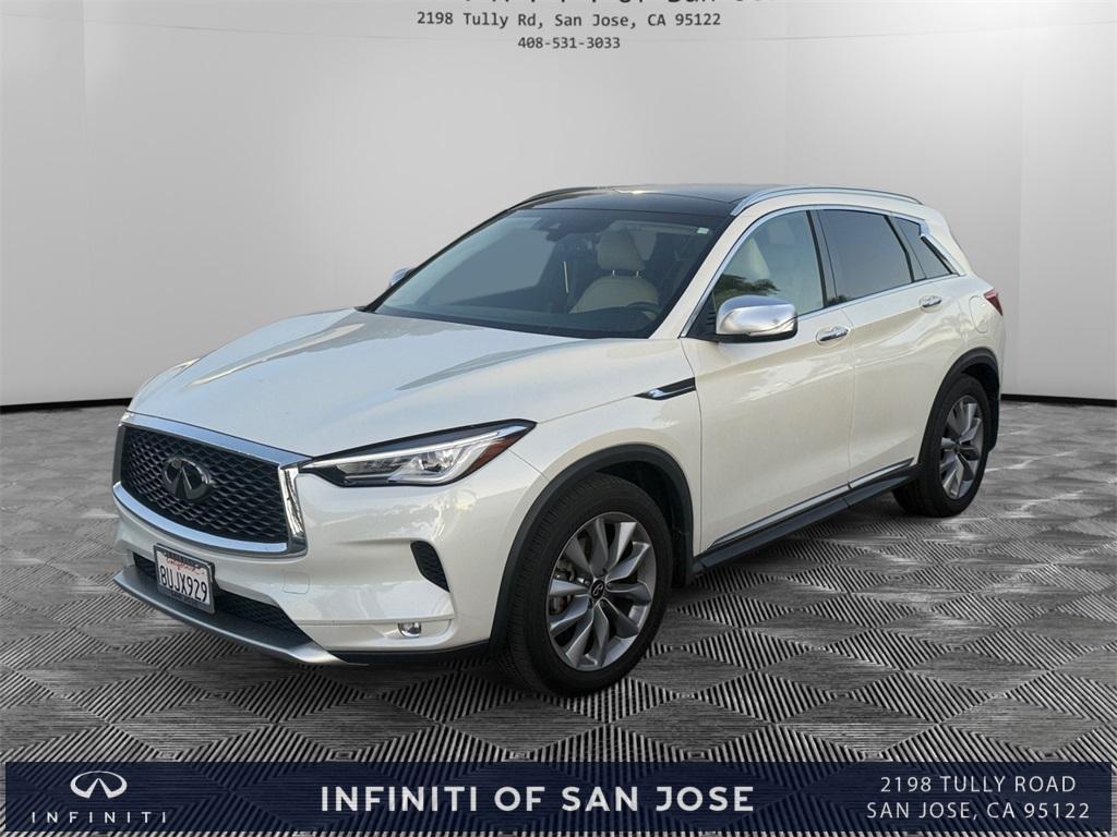 used 2021 INFINITI QX50 car, priced at $27,495