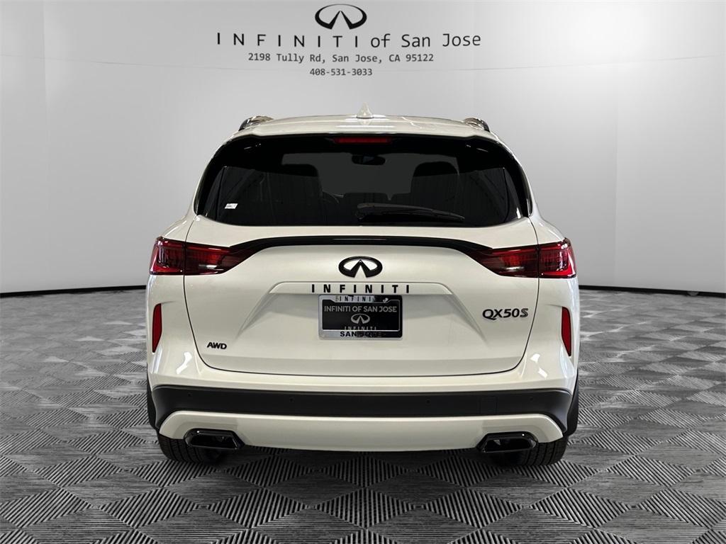 new 2025 INFINITI QX50 car, priced at $54,170