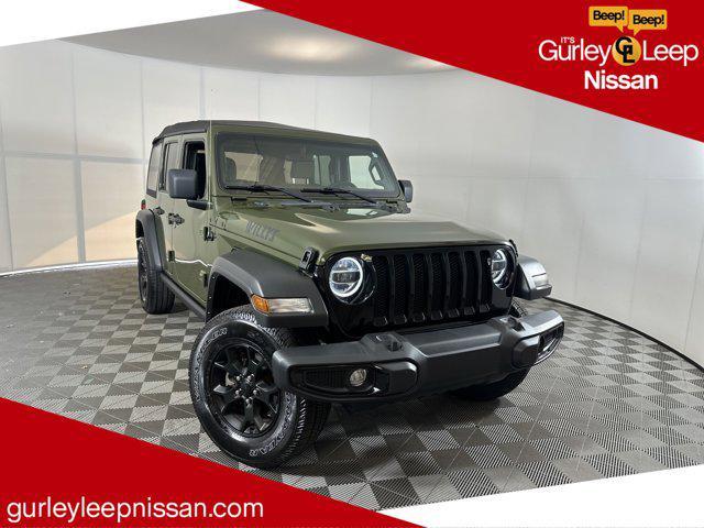 used 2021 Jeep Wrangler car, priced at $29,199