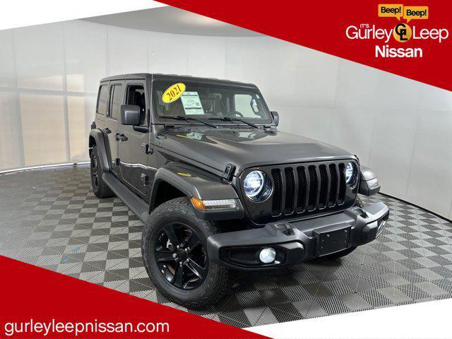 used 2021 Jeep Wrangler Unlimited car, priced at $35,657