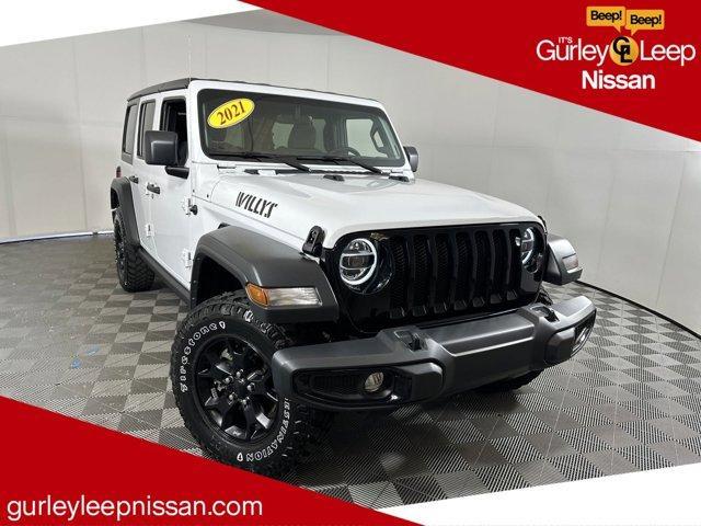 used 2021 Jeep Wrangler Unlimited car, priced at $36,027