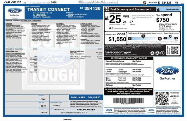 used 2019 Ford Transit Connect car, priced at $17,985