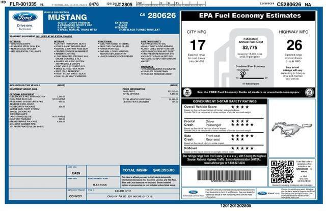 used 2012 Ford Mustang car, priced at $19,985