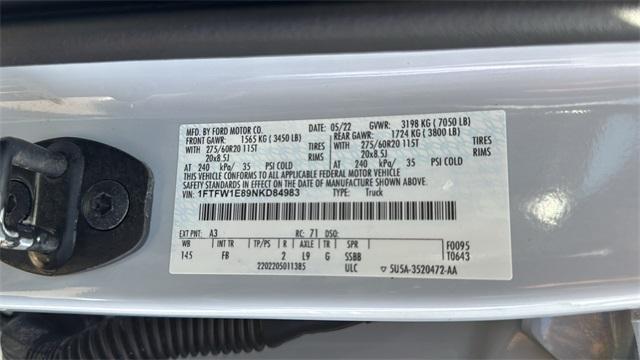 used 2022 Ford F-150 car, priced at $36,997