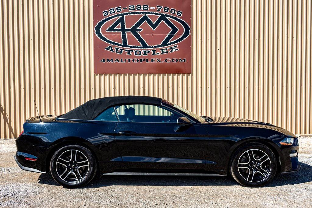 used 2021 Ford Mustang car, priced at $18,500