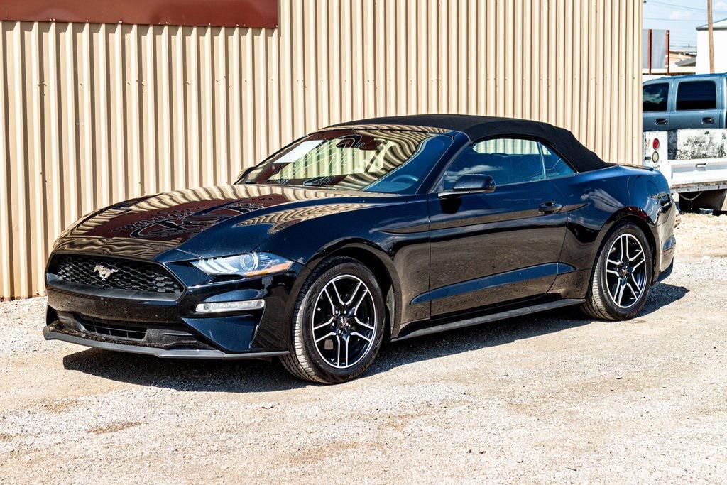 used 2021 Ford Mustang car, priced at $18,500