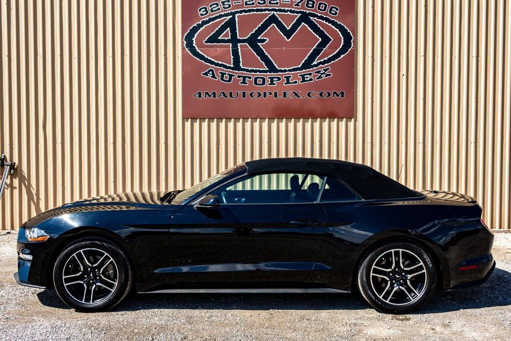 used 2021 Ford Mustang car, priced at $18,500