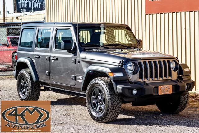 used 2018 Jeep Wrangler Unlimited car, priced at $19,400