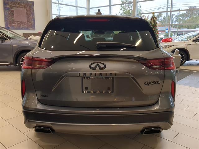 new 2025 INFINITI QX50 car, priced at $53,270