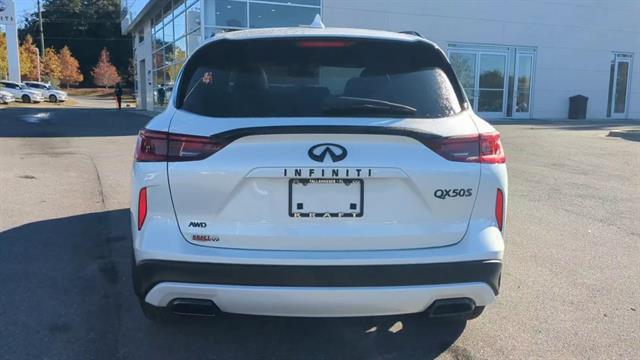 new 2025 INFINITI QX50 car, priced at $54,170