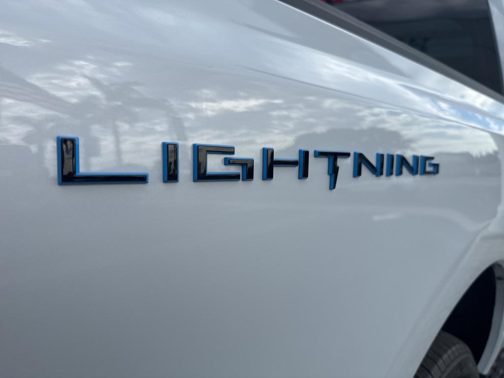 new 2025 Ford F-150 Lightning car, priced at $80,360