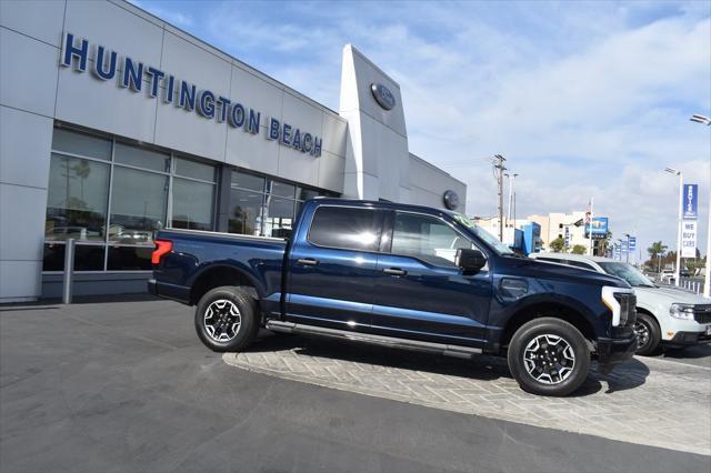 used 2023 Ford F-150 Lightning car, priced at $46,900