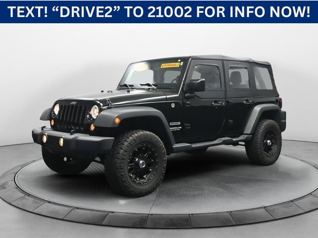 used 2017 Jeep Wrangler Unlimited car, priced at $24,500