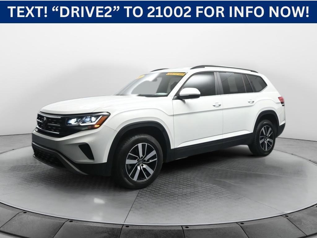 used 2022 Volkswagen Atlas car, priced at $24,500