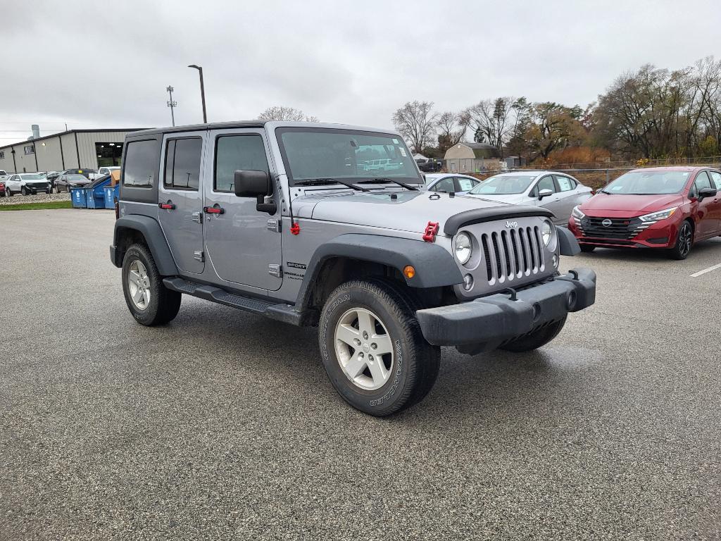 used 2018 Jeep Wrangler JK Unlimited car, priced at $19,500