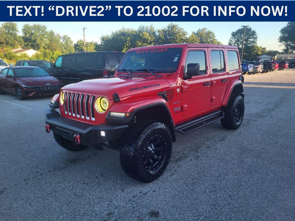 used 2020 Jeep Wrangler Unlimited car, priced at $31,500