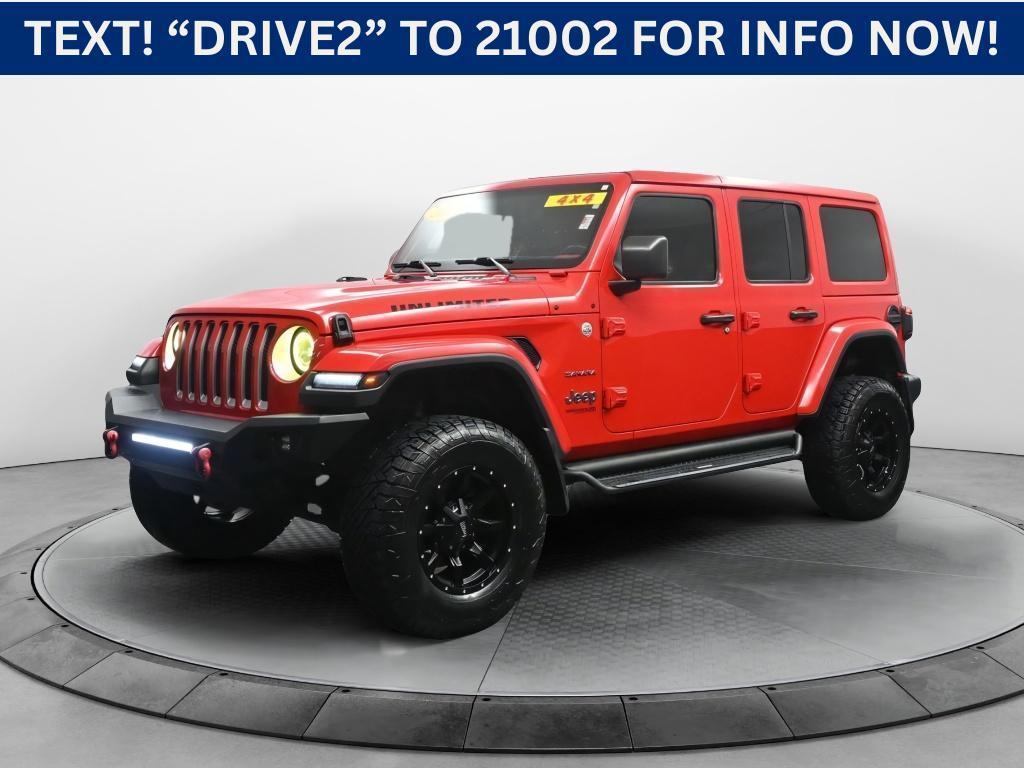 used 2020 Jeep Wrangler Unlimited car, priced at $30,400