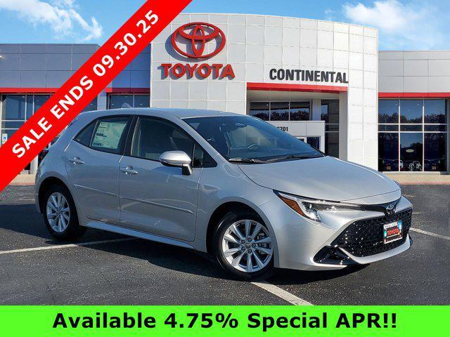 new 2025 Toyota Corolla car, priced at $25,629