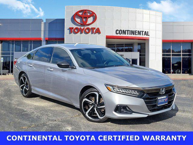 used 2021 Honda Accord car, priced at $18,998