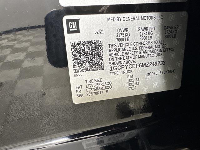 used 2021 Chevrolet Silverado 1500 car, priced at $31,740