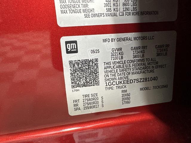new 2025 Chevrolet Silverado 1500 car, priced at $58,485
