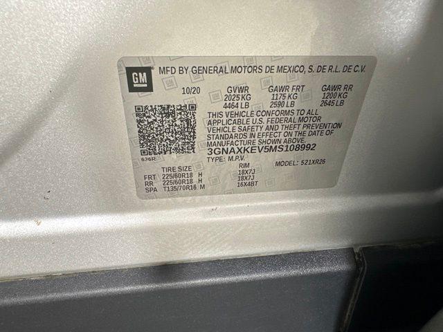 used 2021 Chevrolet Equinox car, priced at $15,667