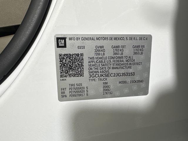 used 2018 Chevrolet Silverado 1500 car, priced at $31,422